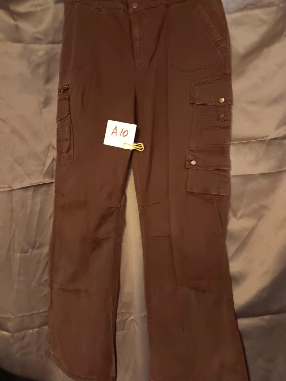 Merona Brown Boot-Cut Cargo Pants